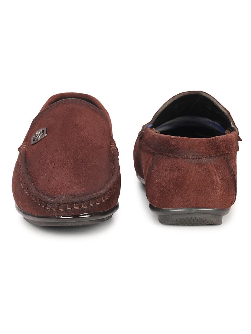 men brown slip on loafer - 21979057 - Standard Image - 2
