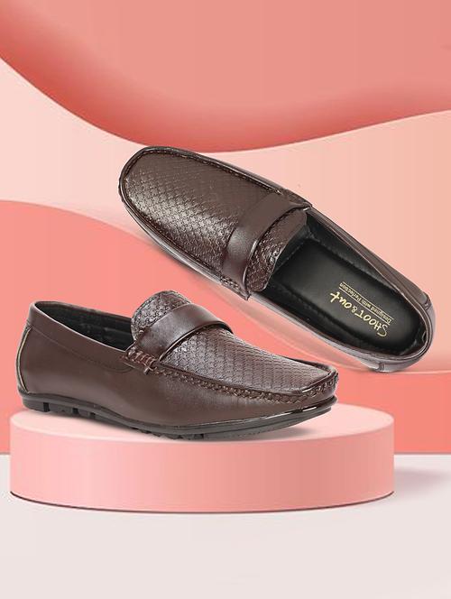 men brown slip on loafer - 21979065 -  Standard Image - 0