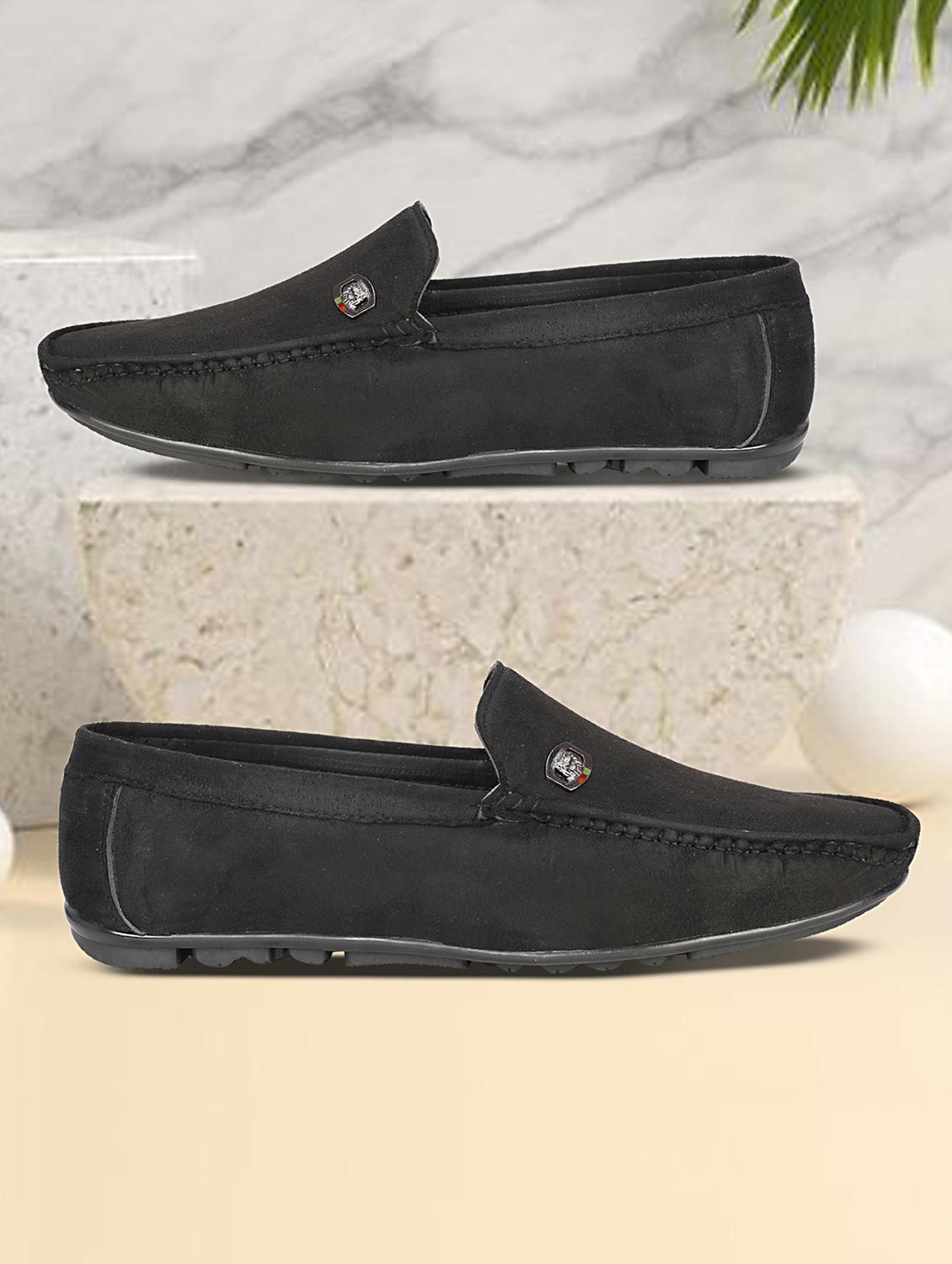 men black slip on loafer - 21979066 -  Zoom Image - 0