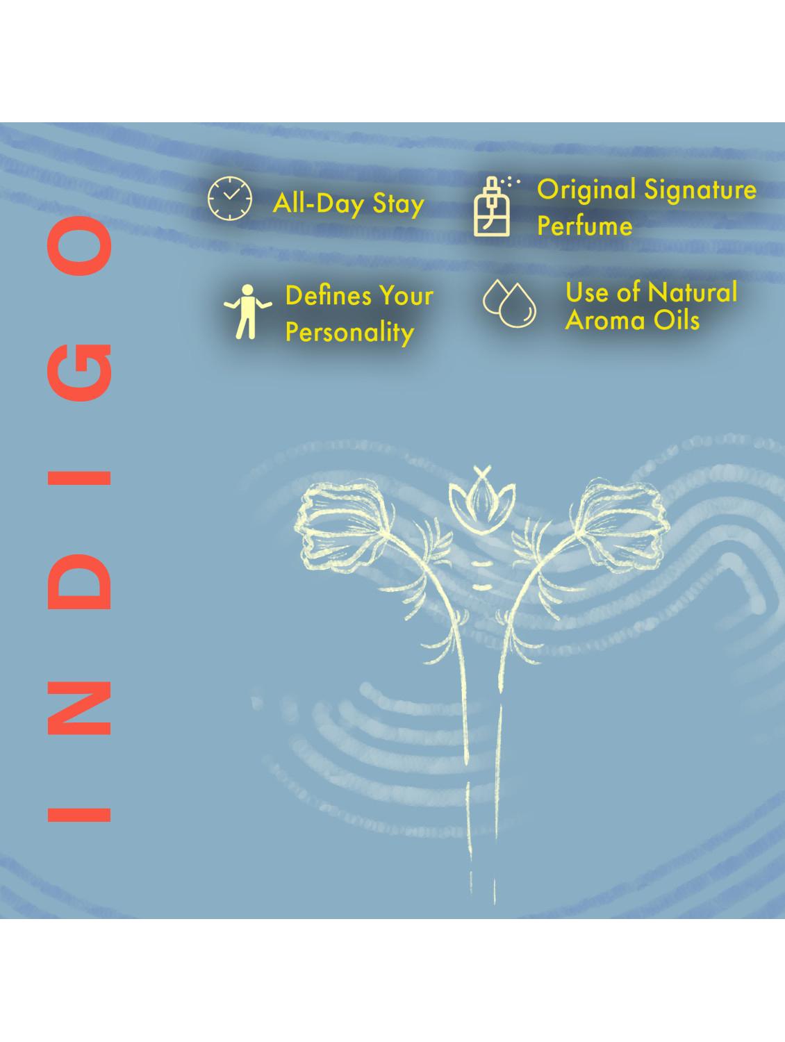 zesteq indigo eau de parfum (30 ml) mysterious & alluring fragrance - 21979197 - Standard Image - 2
