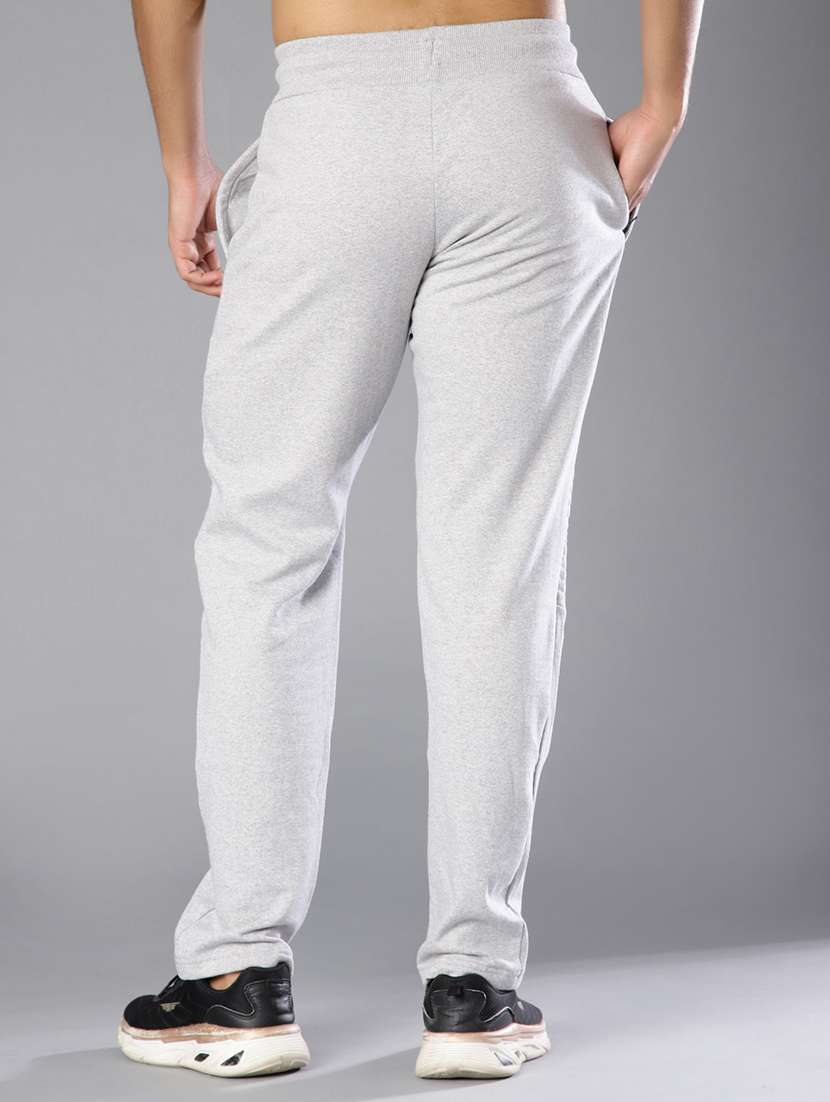 men melange mid rise full length track pant - 21979336 -  Standard Image - 2