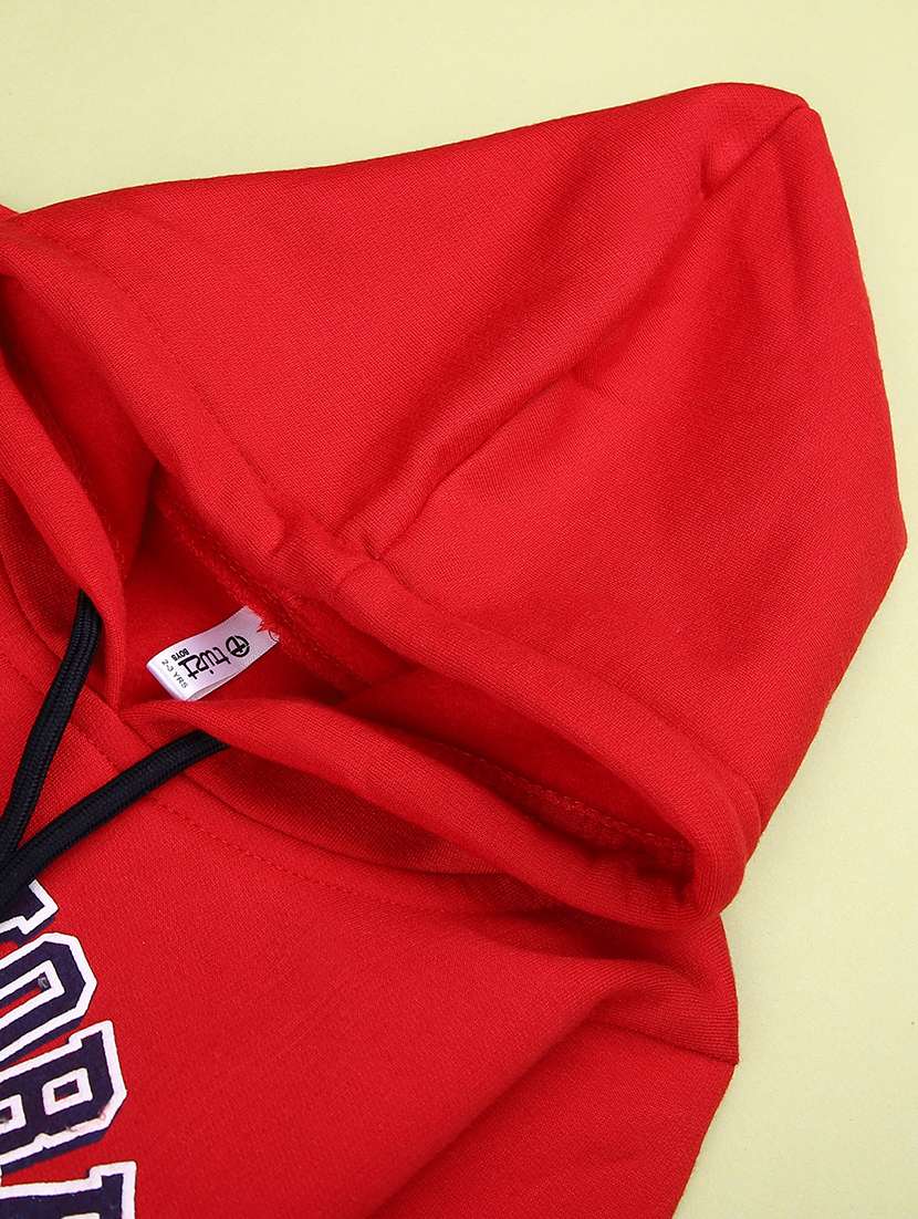 boys printed long sleeve hooded sweatshirt - 21979388 -  Standard Image - 2