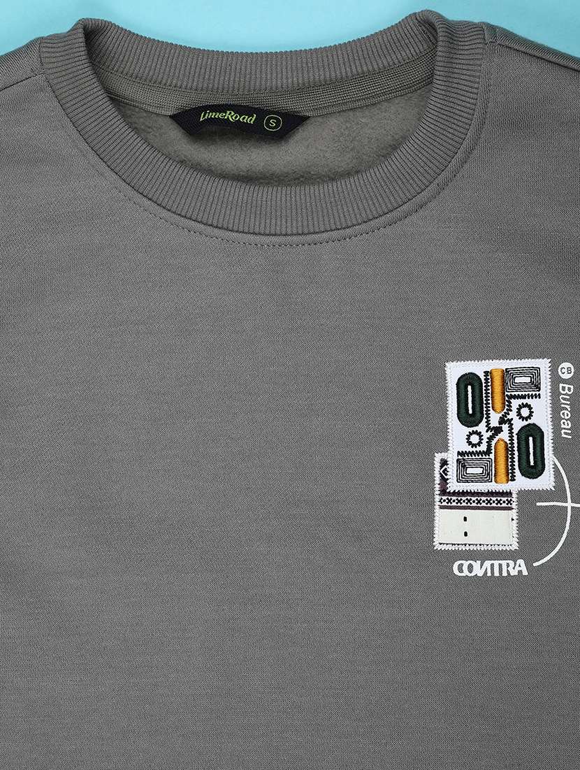 men printed long sleeve sweatshirt - 21979438 -  Standard Image - 2