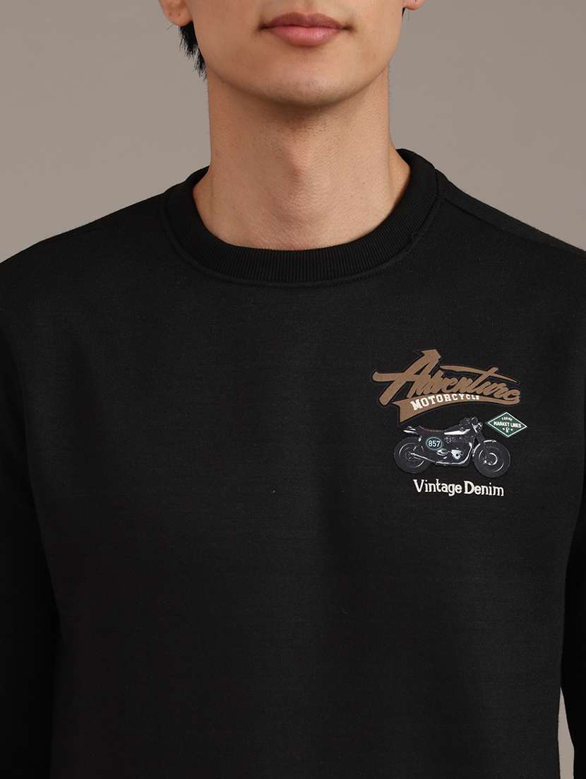 men printed long sleeve sweatshirt - 21979439 -  Standard Image - 2