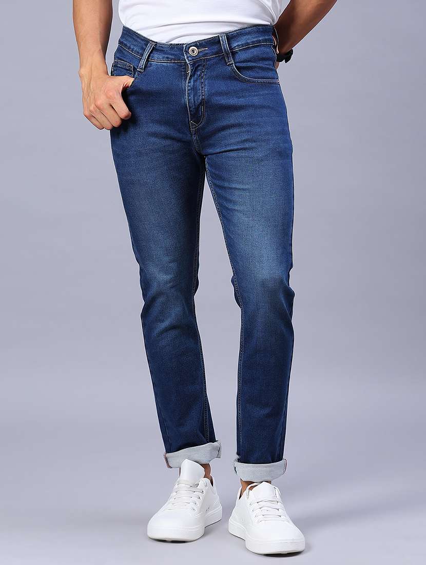 blue cotton jeans - 21979451 -  Standard Image - 2