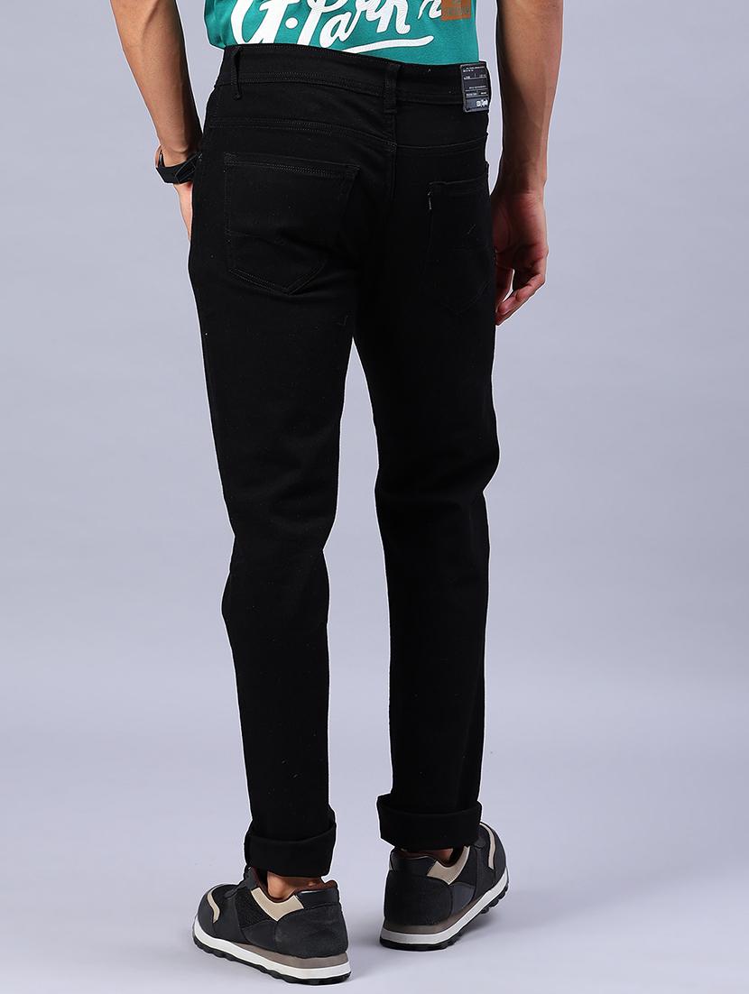 men plain mid rise full length jeans - 21979466 - Standard Image - 2