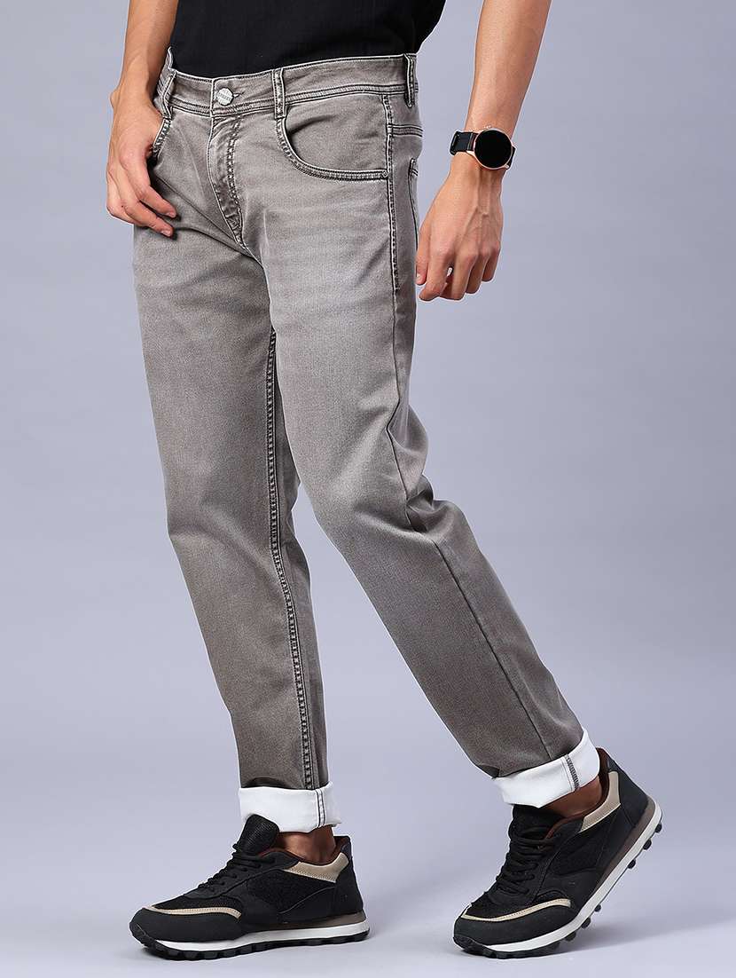 men washed mid rise full length jeans - 21979467 -  Standard Image - 2