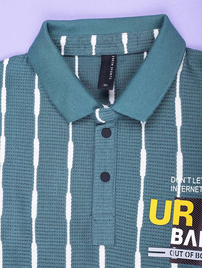 boys printed short sleeve polo t-shirt - 21979592 -  Standard Image - 2