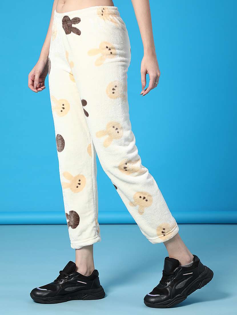 women printed mid rise winter wear pyjama - 21979677 -  Standard Image - 2