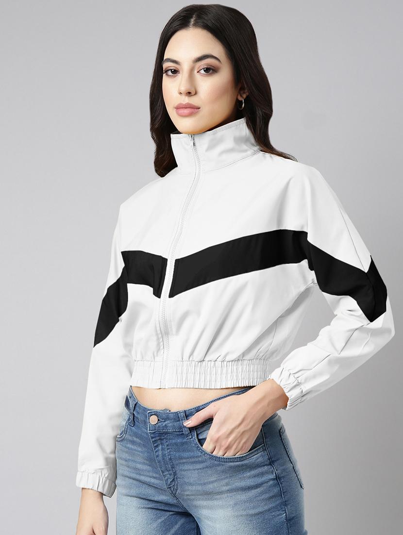 women tapered long sleeve wincheater jacket - 21979830 - Standard Image - 2