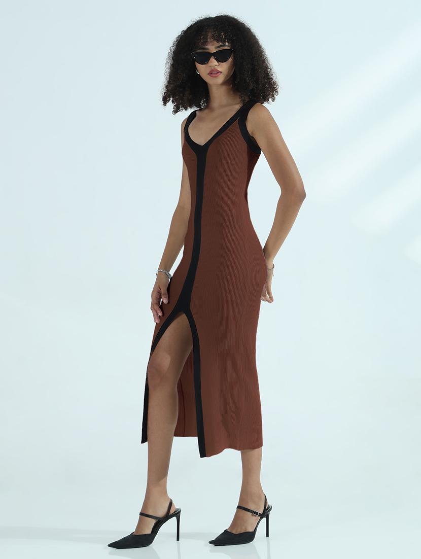 women tapered shoulder strap bodycon dress - 21979865 - Standard Image - 2