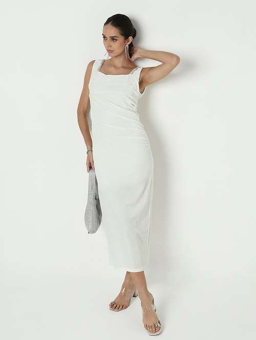 women embellished sleeveless bodycon dress - 21979878 - Standard Image - 0