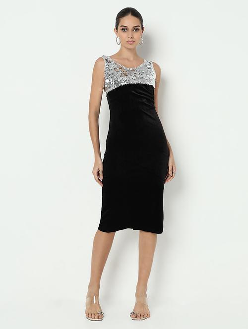 women sequined sleeveless bodycon dress - 21979882 -  Standard Image - 0