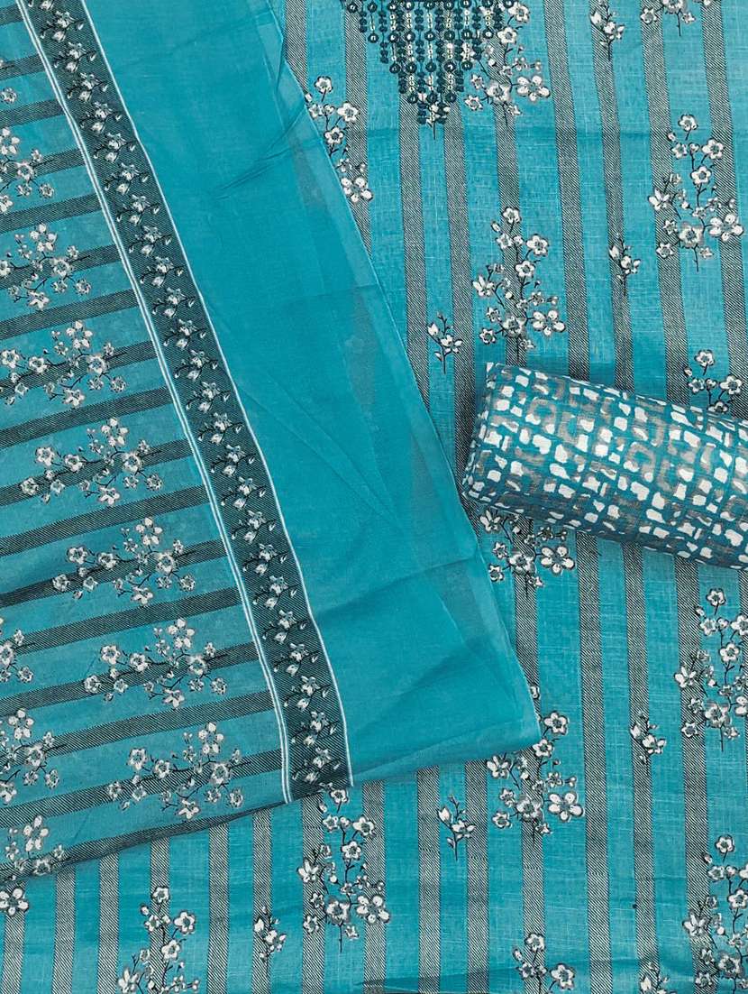 women floral embroidered unstitched suit set - 21980244 -  Standard Image - 2