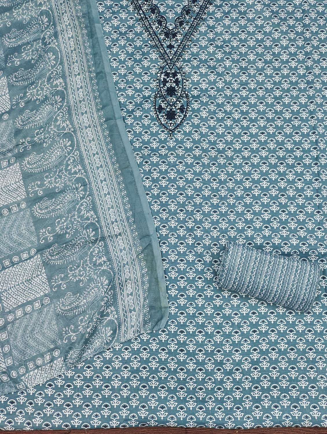 women floral embroidered unstitched suit set - 21980289 -  Standard Image - 2