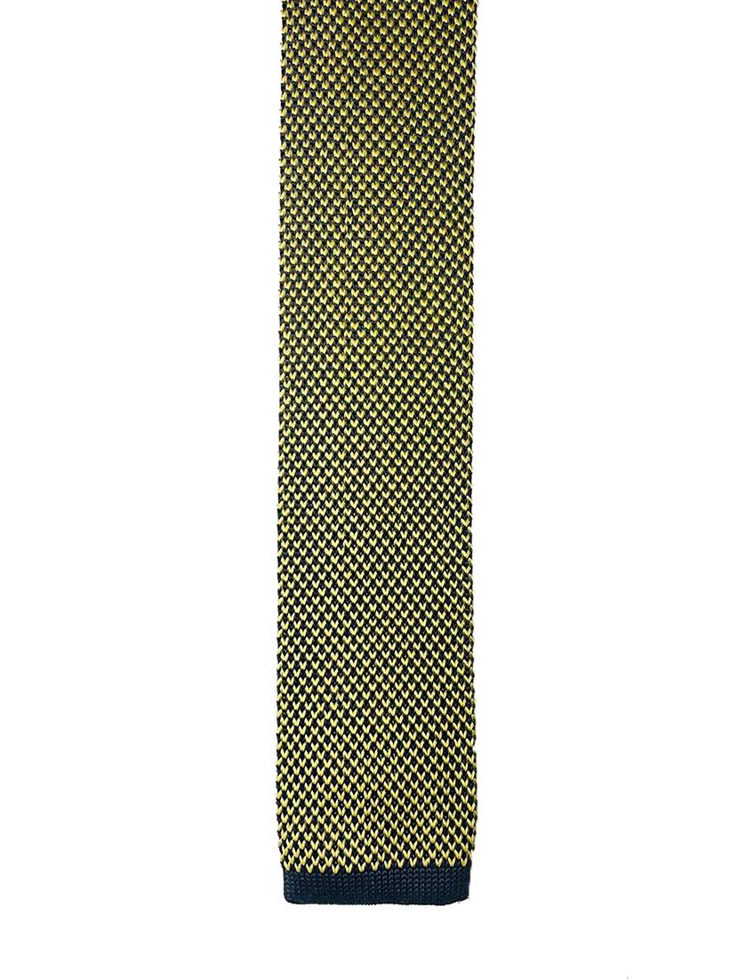 men's two tone knitted formal tie - 21980316 - Standard Image - 2