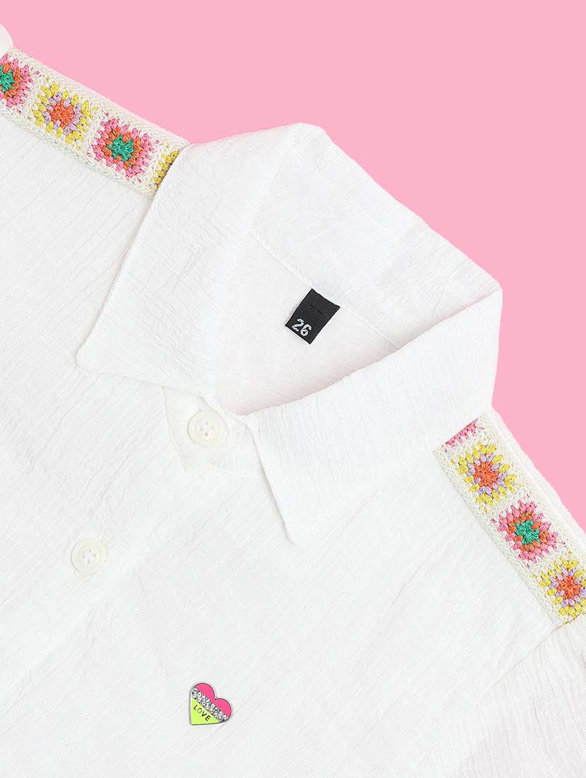 boys solid with work short sleeves shirt - 21980643 -  Standard Image - 2