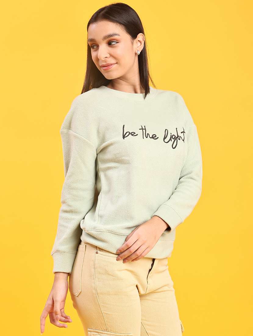 women printed long sleeve sweatshirt - 21980754 -  Standard Image - 2