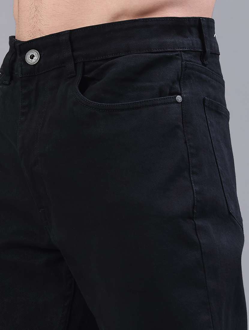 men plain mid rise full length straight jeans - 21980795 -  Standard Image - 2