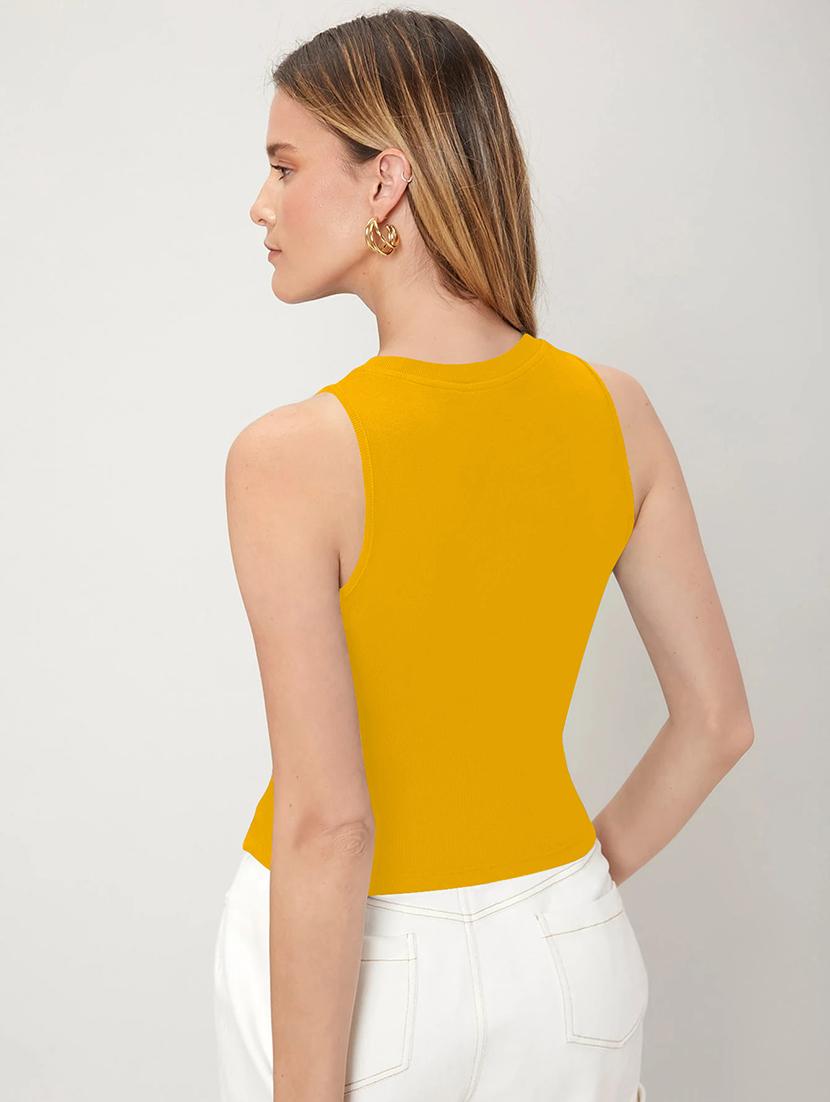 women pack of 2 solid sleeveless crop tank top - 21980869 - Standard Image - 2