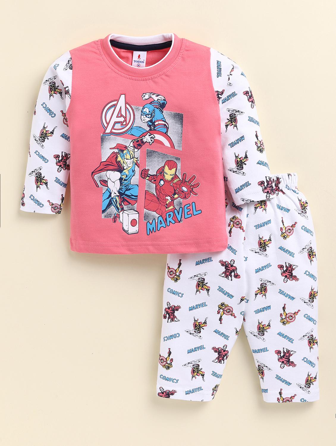 kids pack of 2 printed full length set - 21980889 - Standard Image - 2