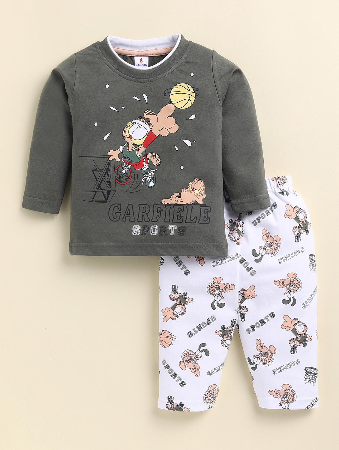 kids pack of 2 printed full length set - 21980892 - Standard Image - 2