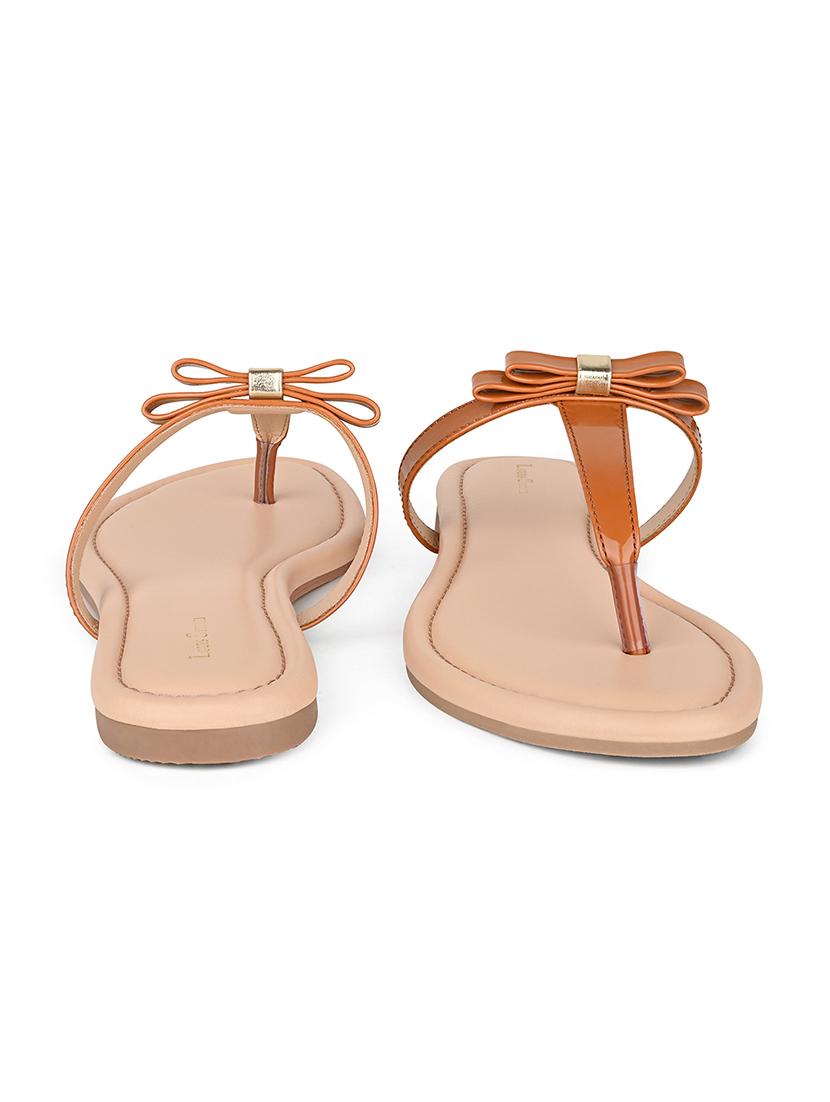 women beige solid slip on sandal - 21980893 - Standard Image - 2