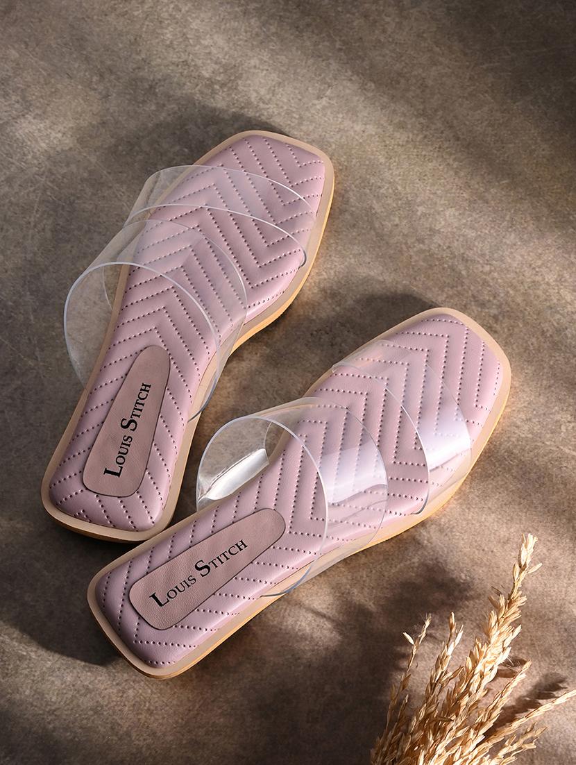 women lavender solid slip on flats - 21980899 - Zoom Image - 0