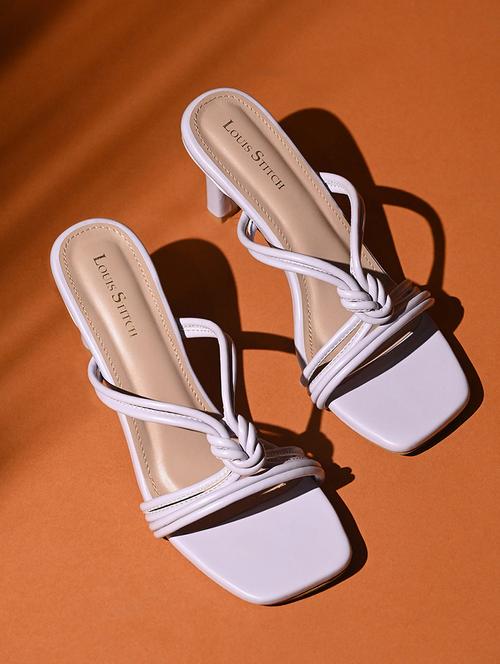women solid slip on heels - 21980919 - Standard Image - 0