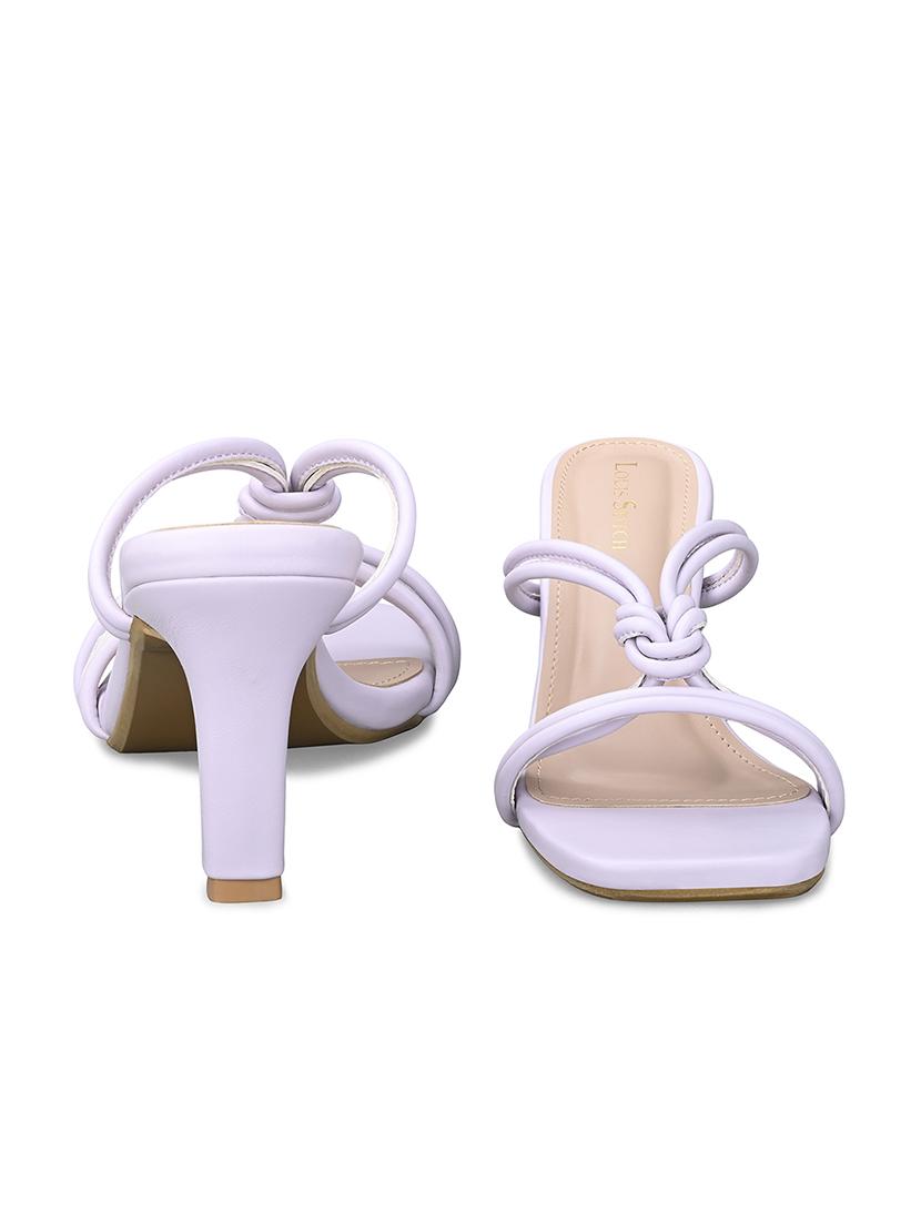 women solid slip on heels - 21980919 - Standard Image - 2
