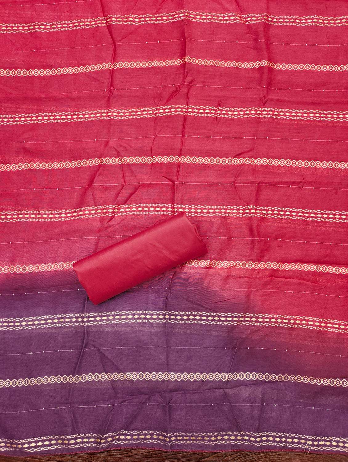 women solid with work embroidered unstitched suit set - 21981029 -  Standard Image - 2