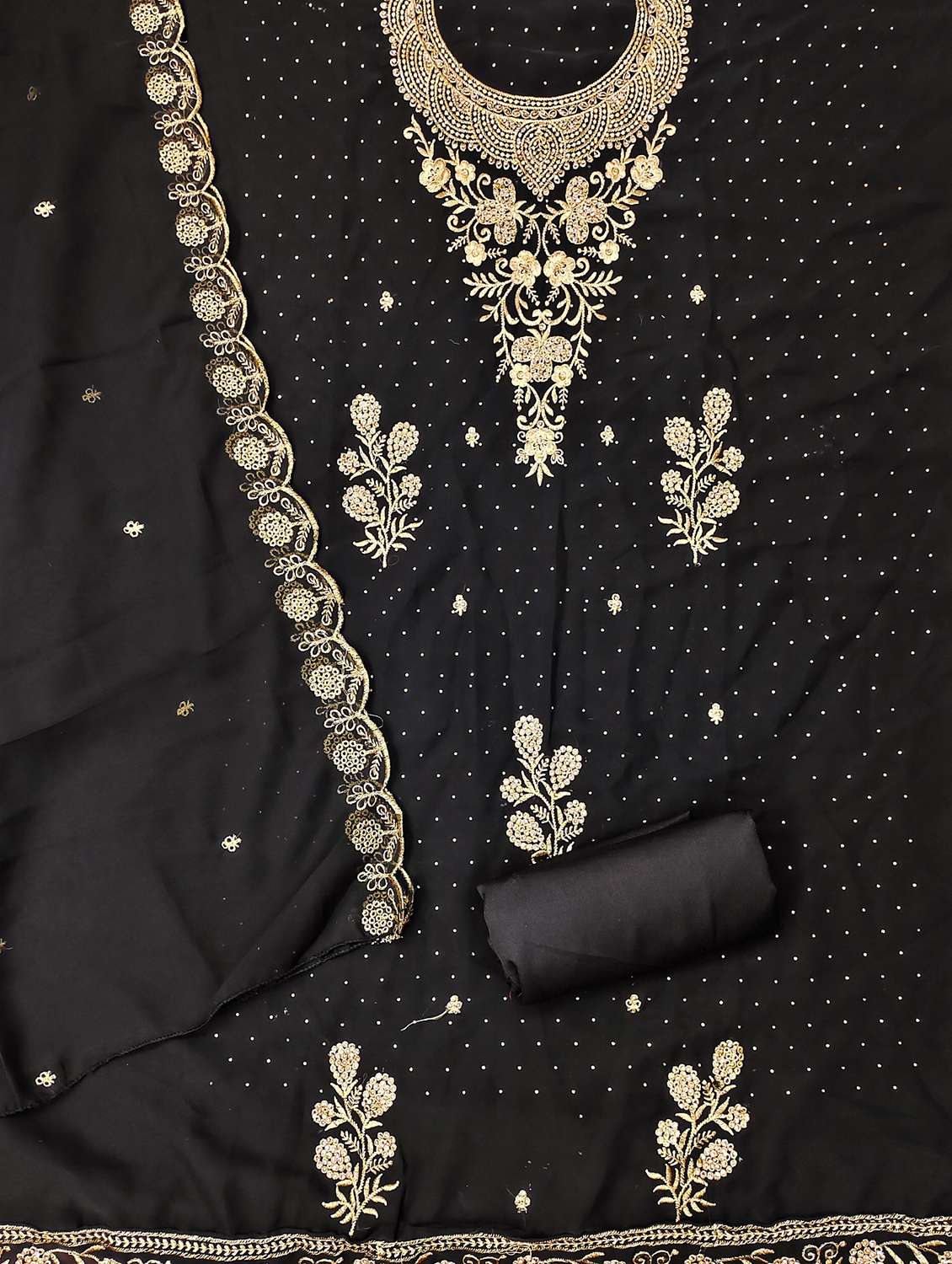 women embroidered unstitched suit set - 21981224 -  Standard Image - 2