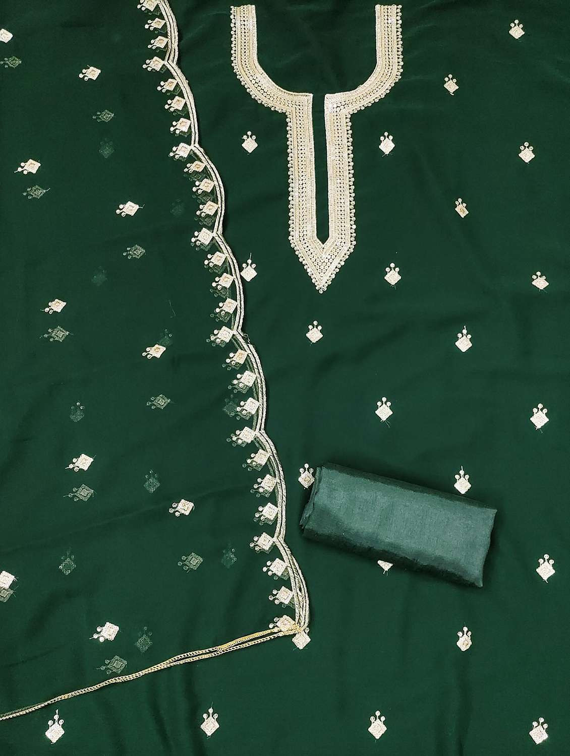 women embroidered unstitched suit set - 21981242 -  Standard Image - 2