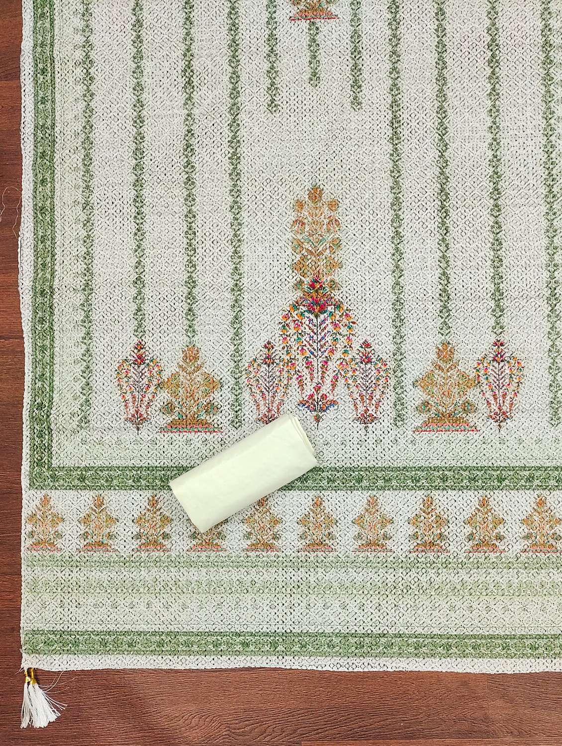 women embroidered unstitched suit set - 21981288 -  Standard Image - 2