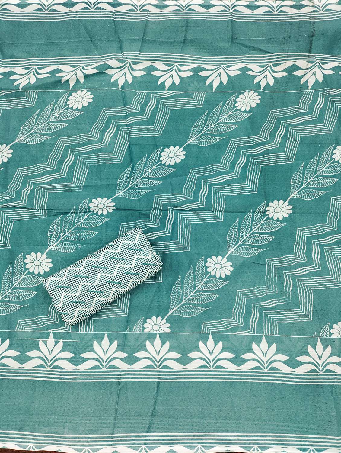 women printed with embroidery work unstitched suit set - 21981313 -  Standard Image - 2