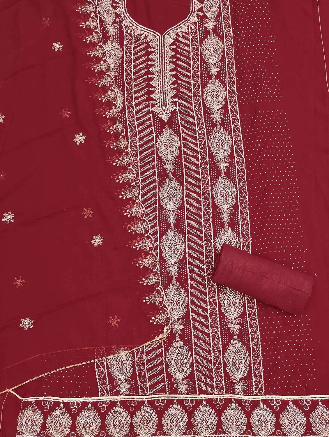 women embroidered unstitched suit set - 21981322 -  Standard Image - 2