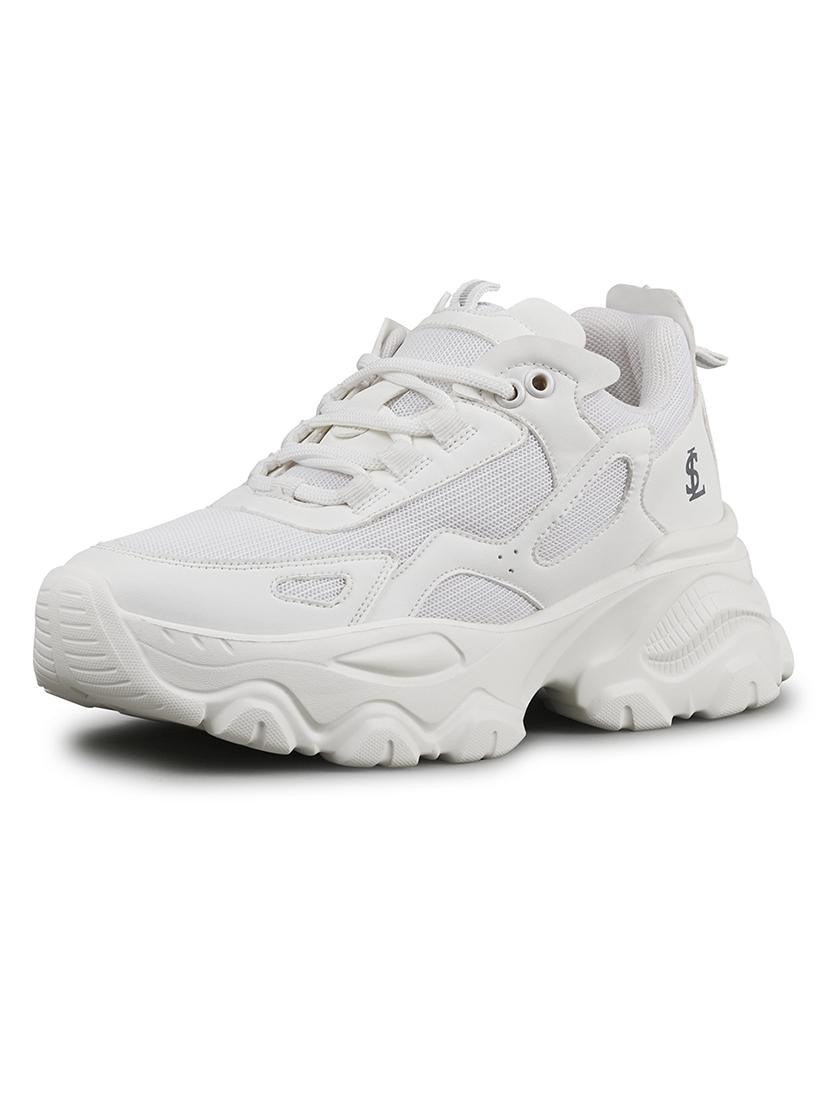 women white lace-up sneaker - 21981511 - Standard Image - 2