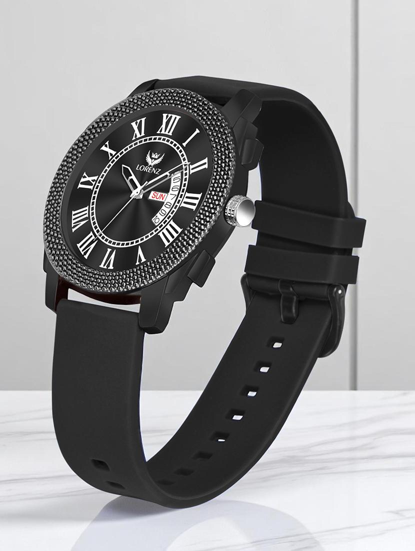 men sporty analog watch with silicone strap - 21981561 - Zoom Image - 0