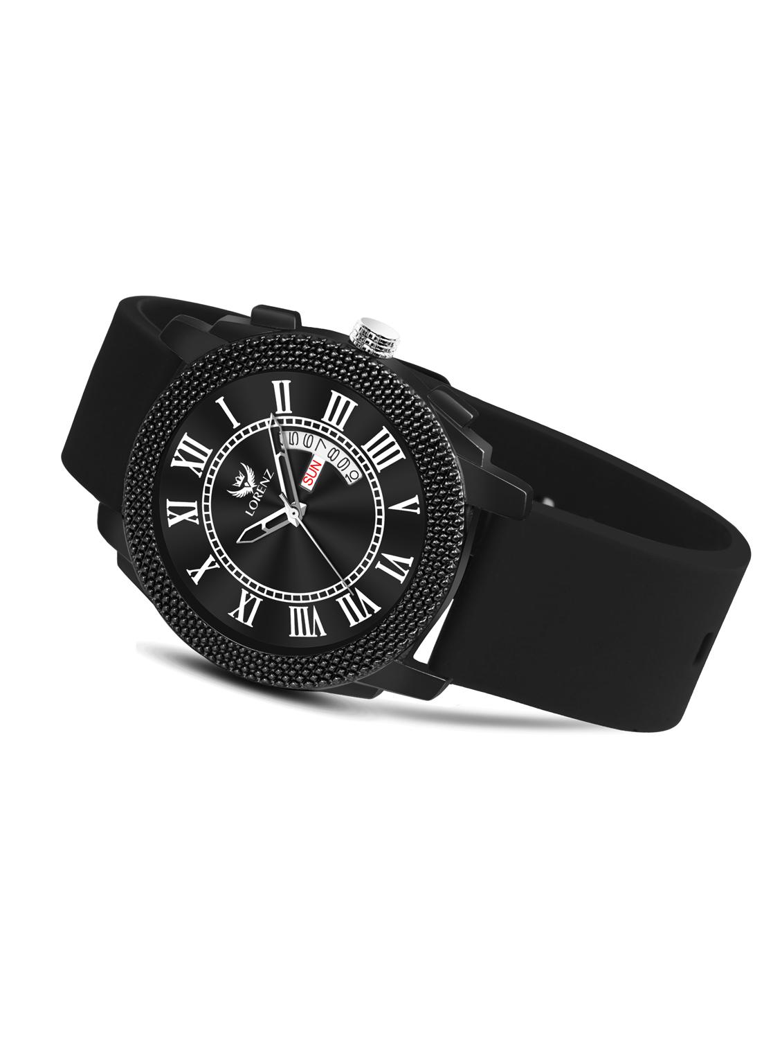 men sporty analog watch with silicone strap - 21981561 - Standard Image - 2