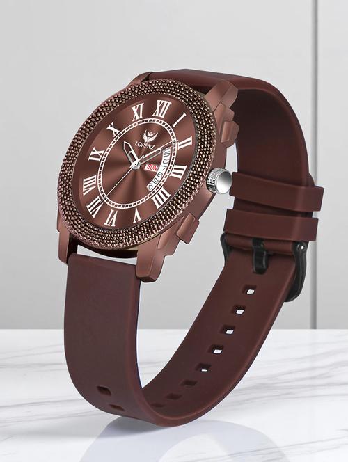 men sporty analog watch with silicone strap - 21981562 -  Standard Image - 0