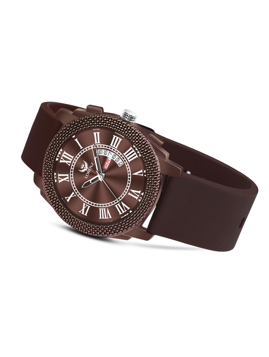 men sporty analog watch with silicone strap - 21981562 - Standard Image - 2