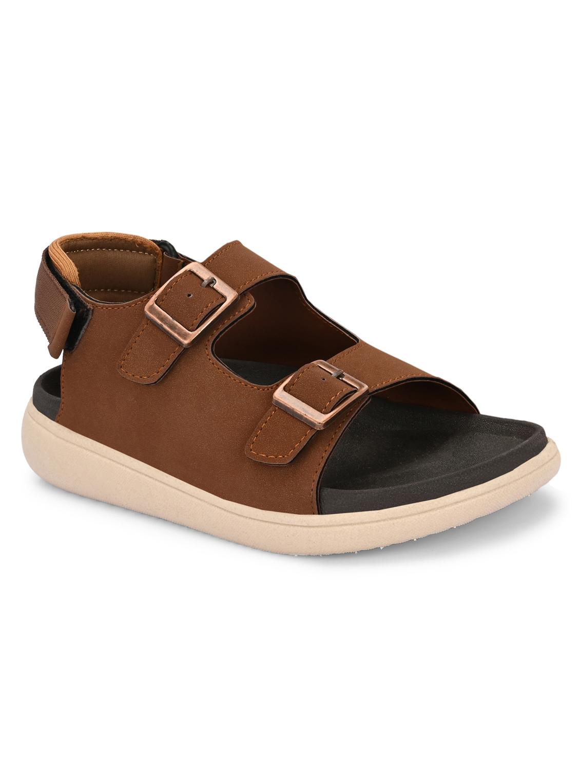 tan comfortable casual slip-on sandal for men - 21981673 - Standard Image - 2