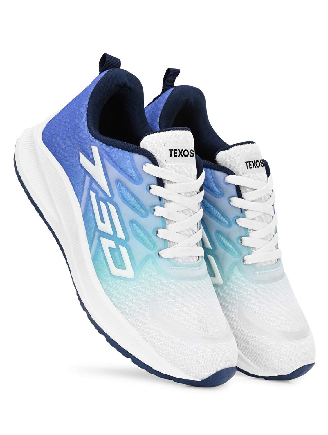 men blue lace-up sport shoe - 21981705 - Standard Image - 2