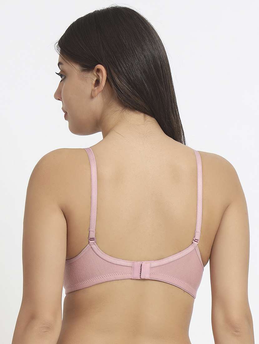 women pack of 3 solid lightly padded t-shirt bra - 21981726 -  Standard Image - 2
