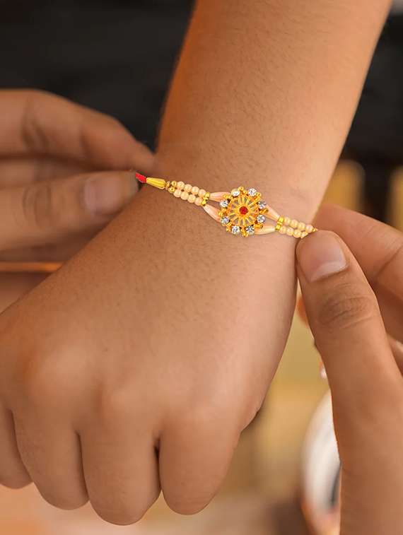 pack of 3 gold plated rakhi - 21981742 -  Standard Image - 2