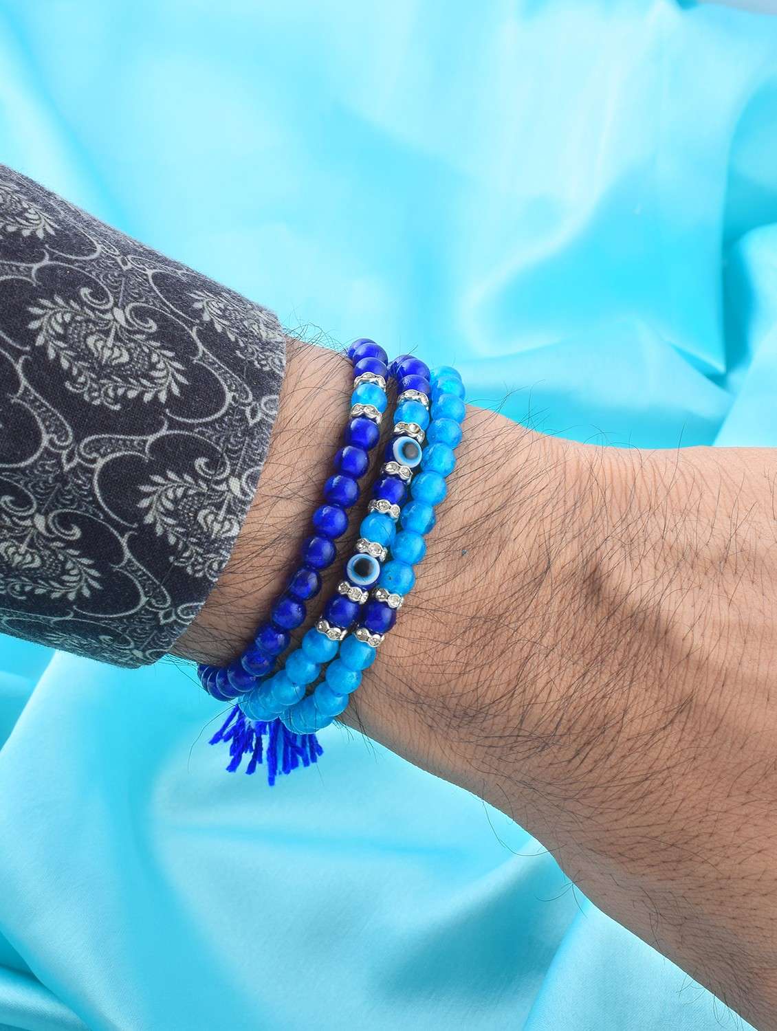pack of 3 evil eye rakhi set - 21981744 - Standard Image - 2