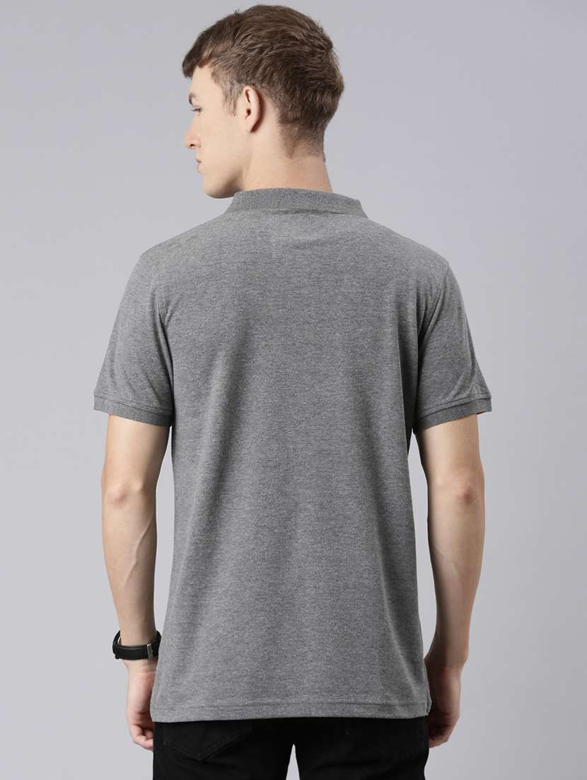 men solid short sleeve regular fit polo t-shirt - 21981857 -  Standard Image - 2
