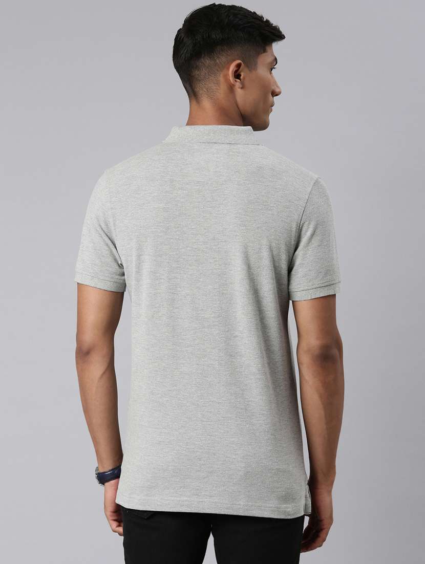 men solid short sleeve regular fit polo t-shirt - 21981862 -  Standard Image - 2