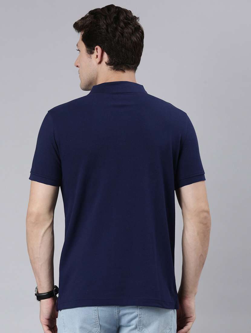 men solid short sleeve regular fit polo t-shirt - 21981865 -  Standard Image - 2
