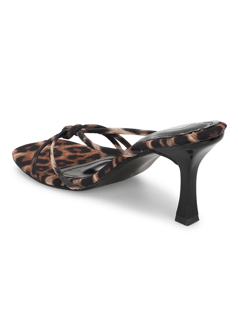 women animal print slip on sandal - 21981907 - Standard Image - 2